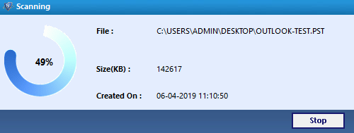 Scanning PST File